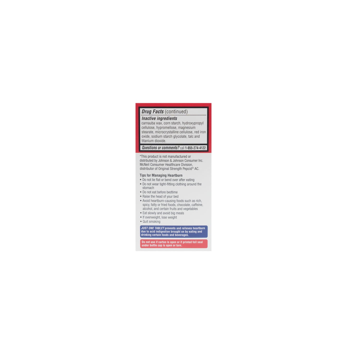 Acid Reducer (Famotidine) 10 mg Tabs