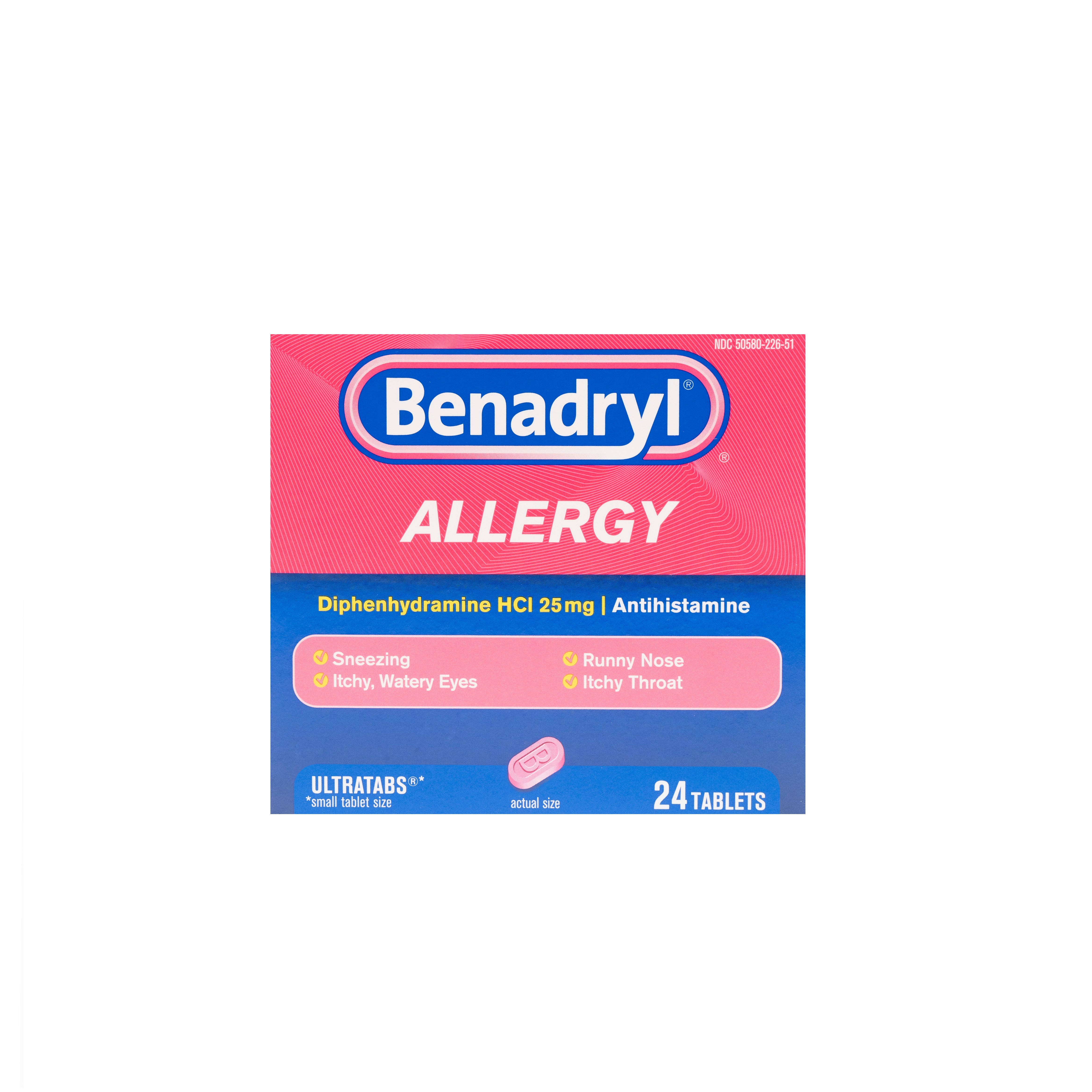 Benadryl Allergy (Diphenhydramine) 25 mg Caps
