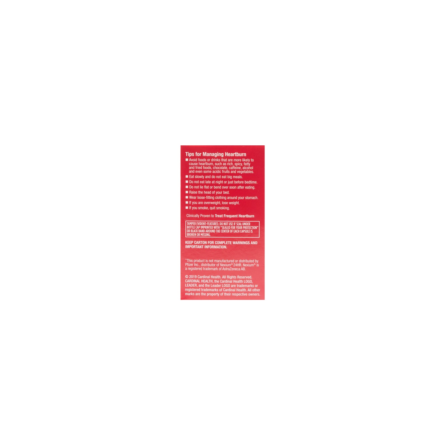 Esomeprazole Magnesium 20 mg DR Caps