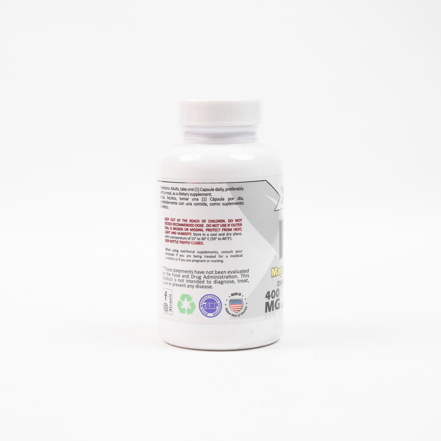 Magnesium Oxide 400 mg Caps