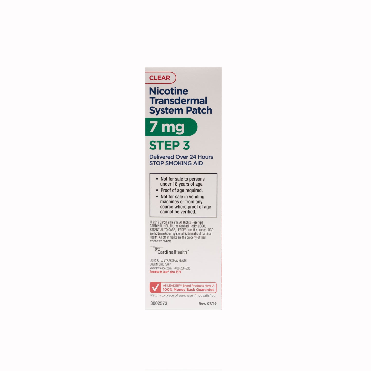 Nicotine Patch 7 mg /24 hr