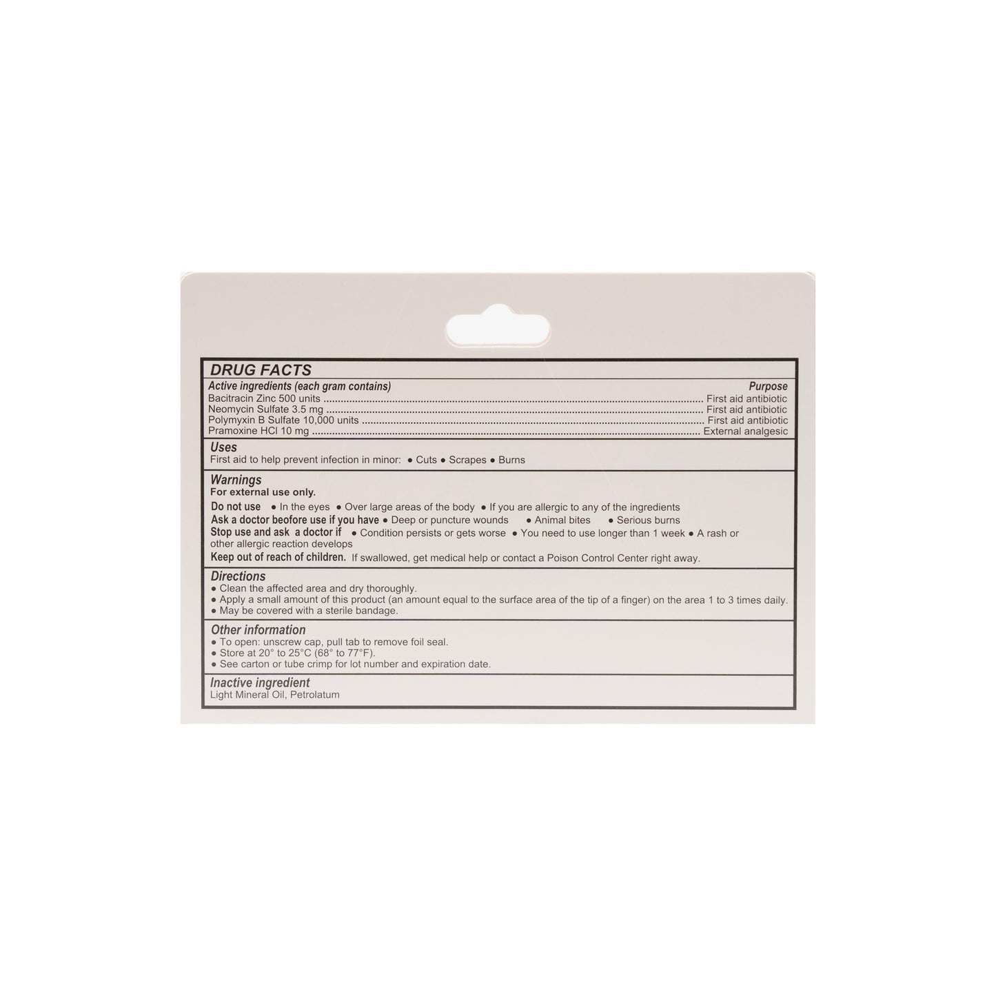 Triple Antibiotico Plus Pain Relief