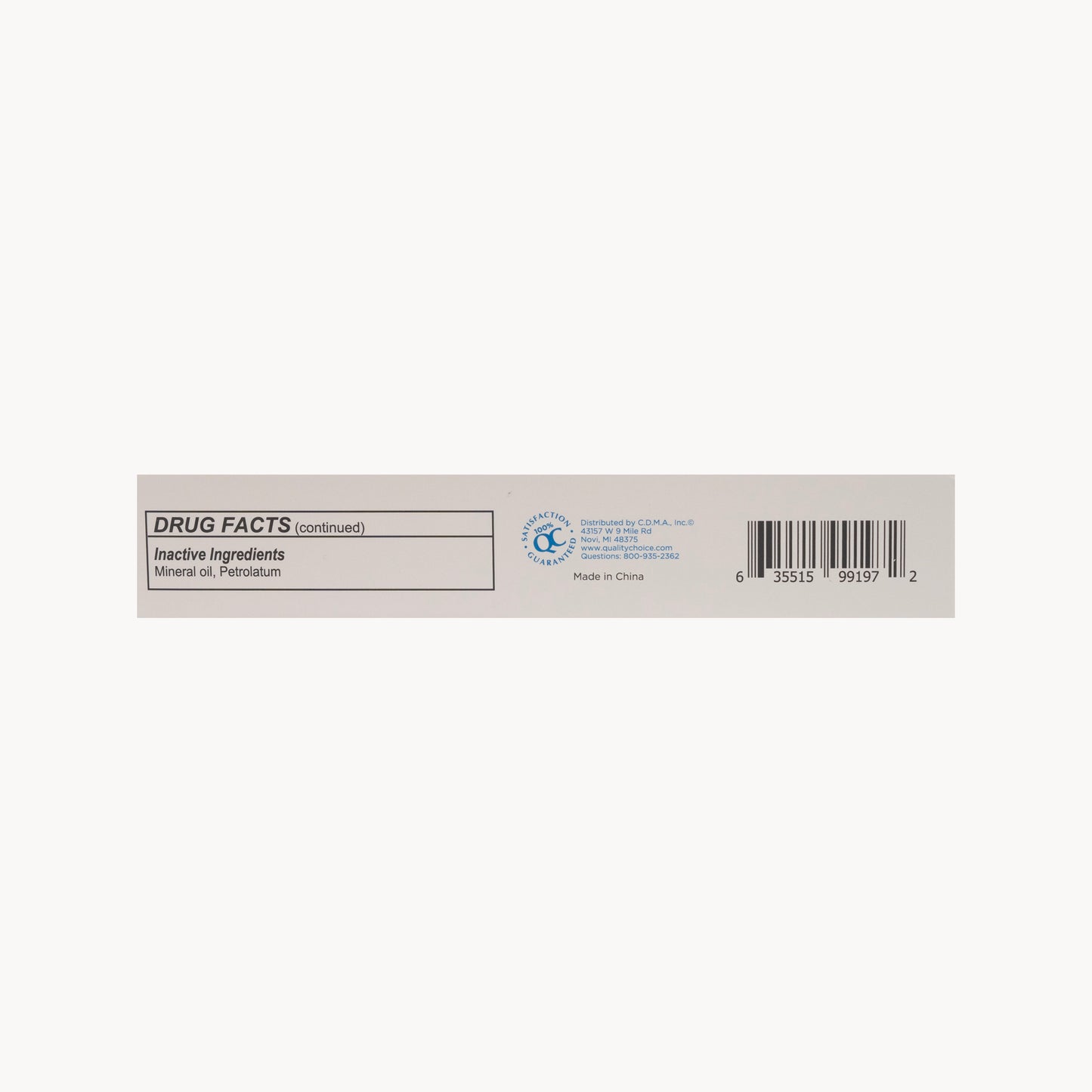 Zinc Oxide 25 % Ointment