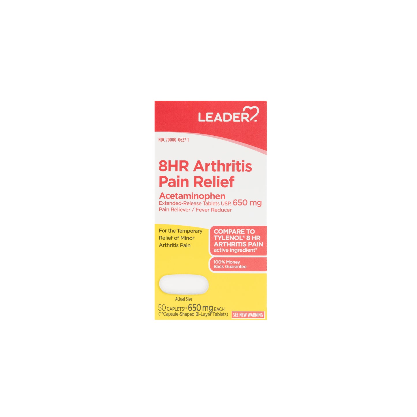 8H Arthritis Pain Acetaminophen ER 650 mg Caplets