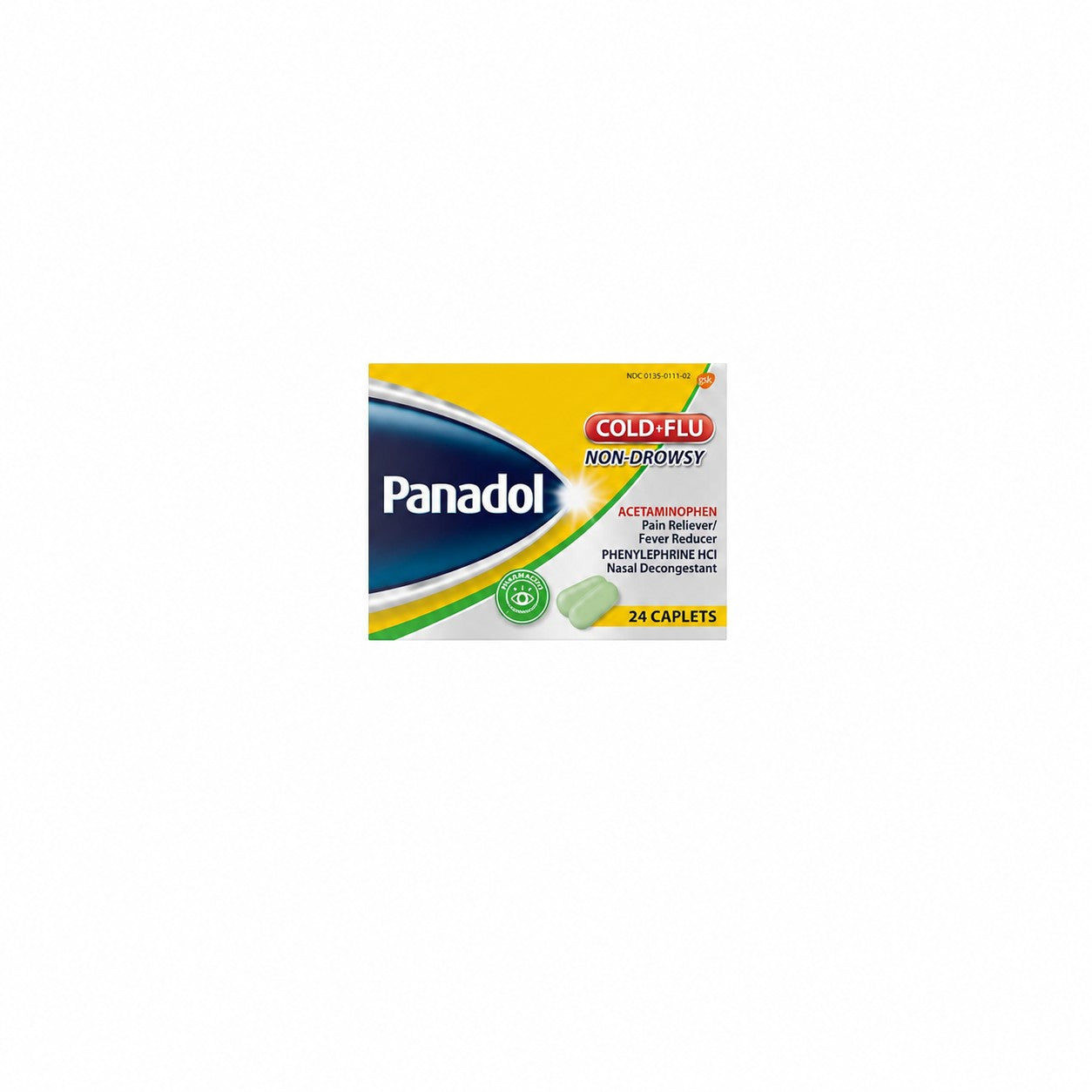 Panadol Cold & Flu (Acetaminophen – Dextrometorphan  500 mg-15 mg)