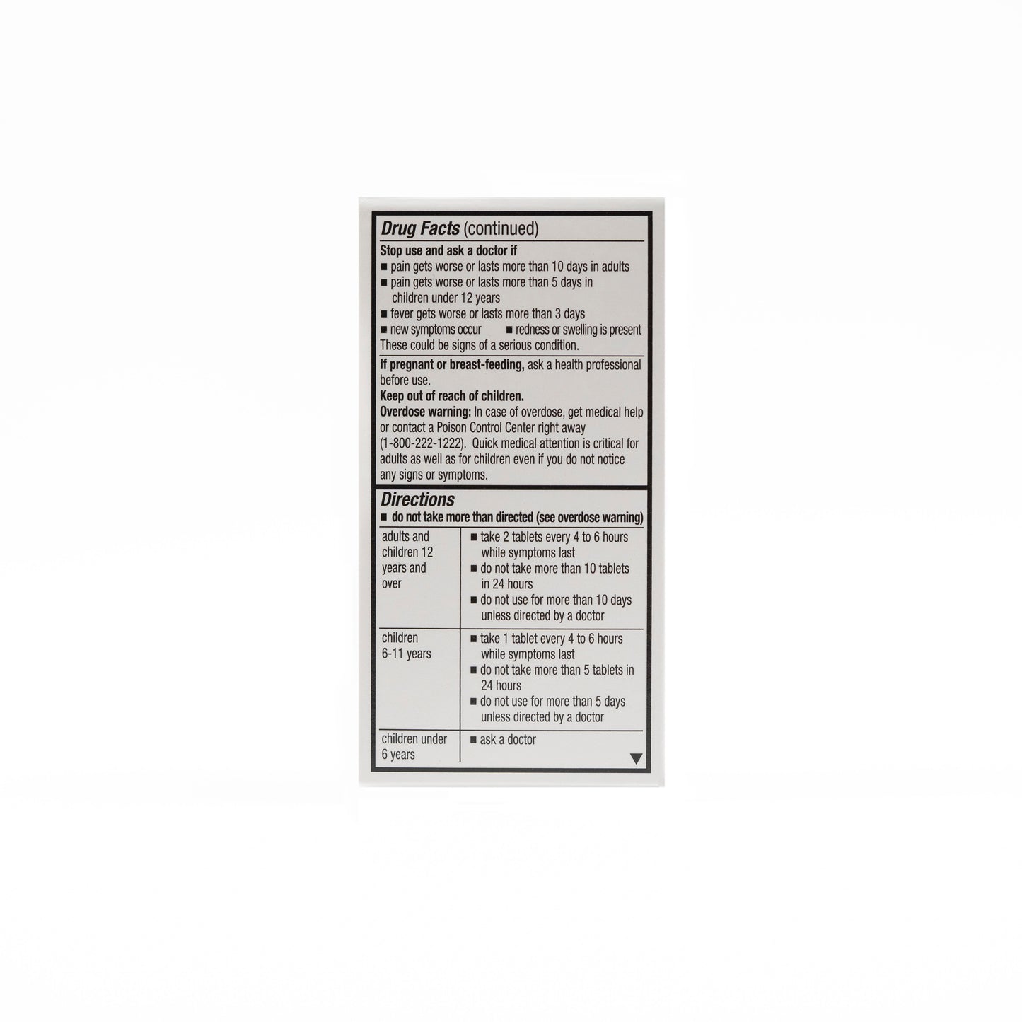 Acetaminophen 325 mg Regular Strength Adult Tabs