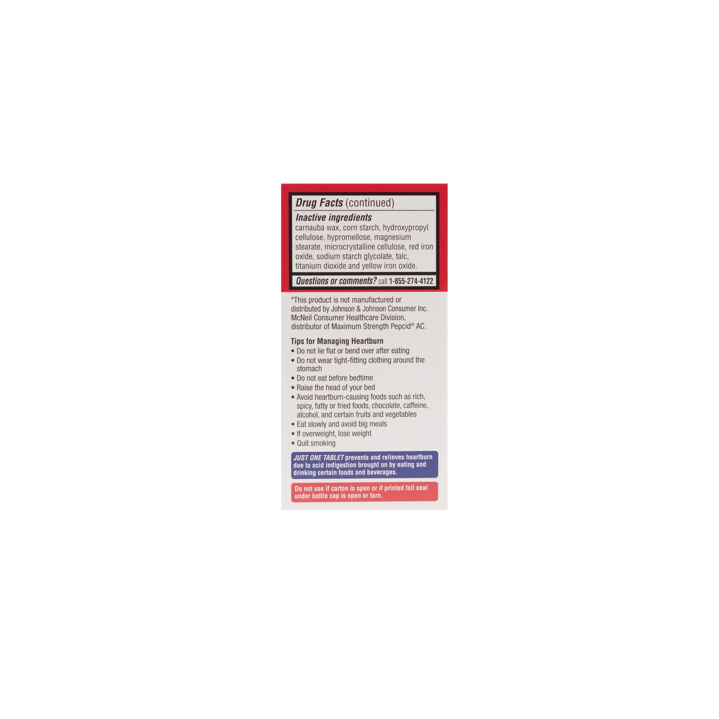 Acid Reducer (Famotidine) 20 mg Tabs