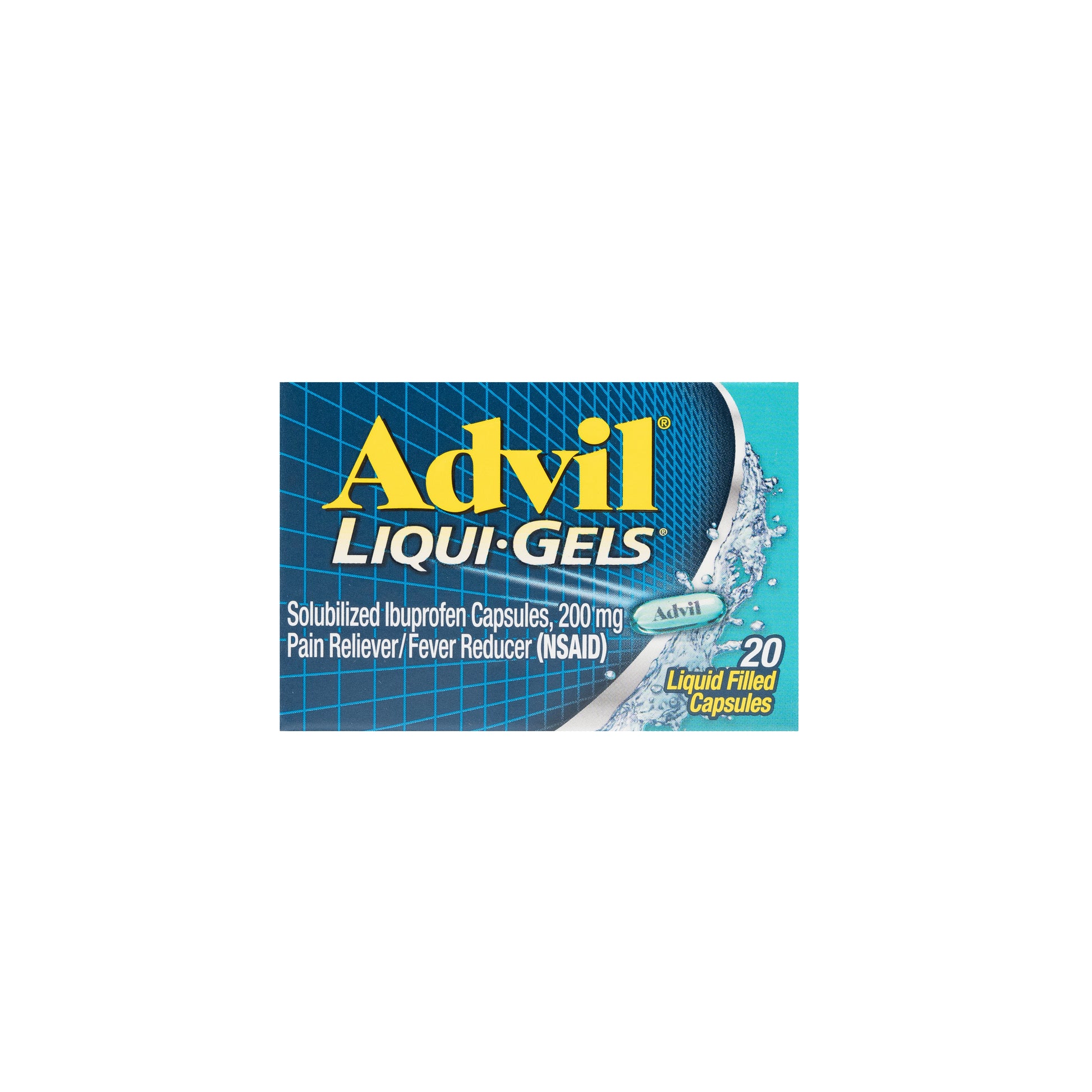 Advil Liquid-Gel (Ibuprofen 200 mg) Caps