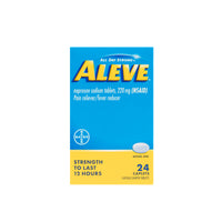 Aleve (Naproxen)  220 mg  Caplets