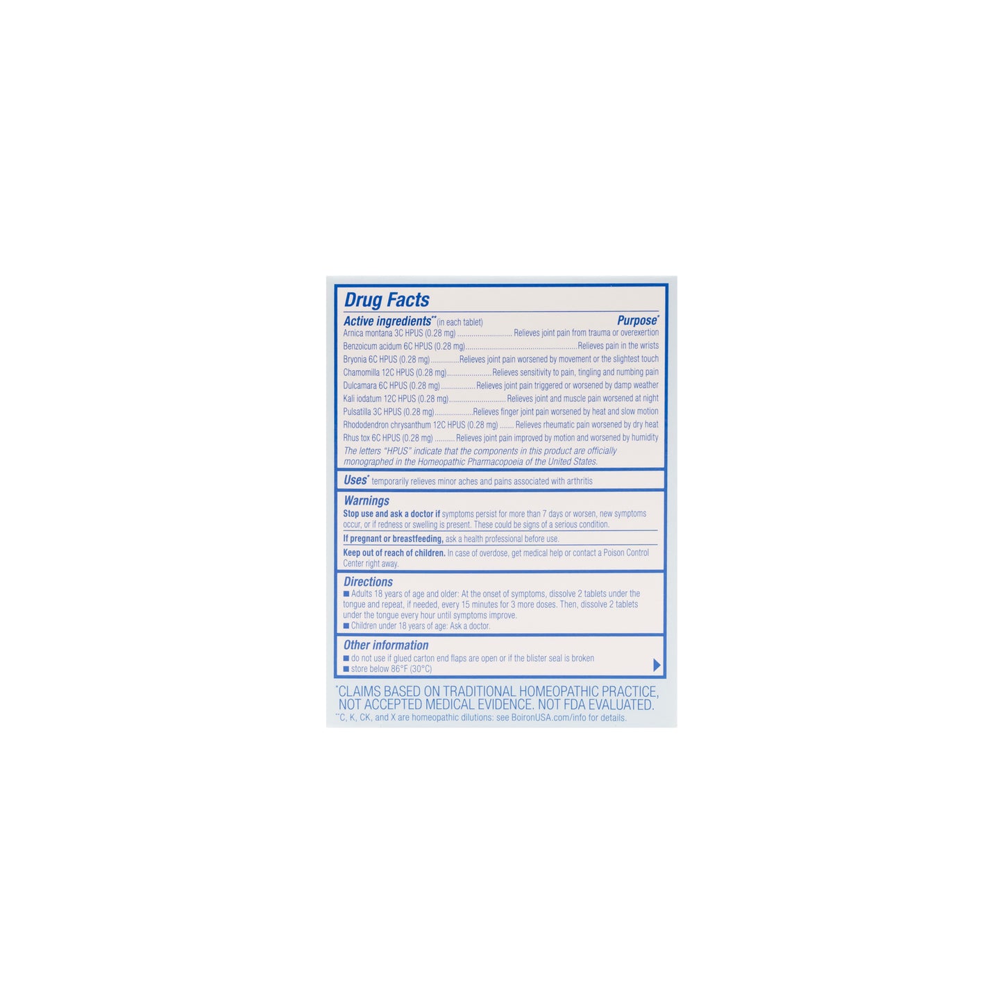 Arnicare Arthritis Tab