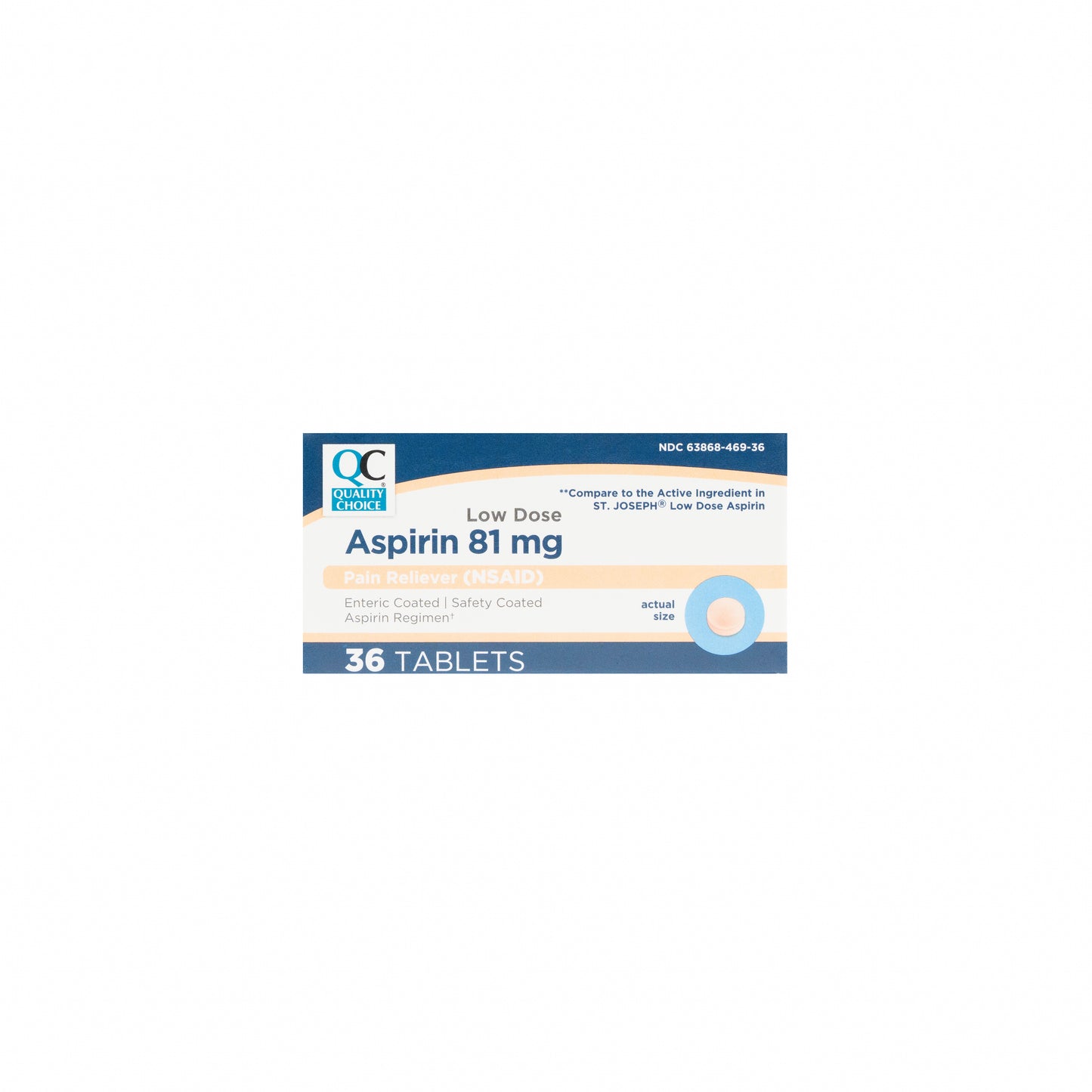Aspirin EC 81 mg Tabs