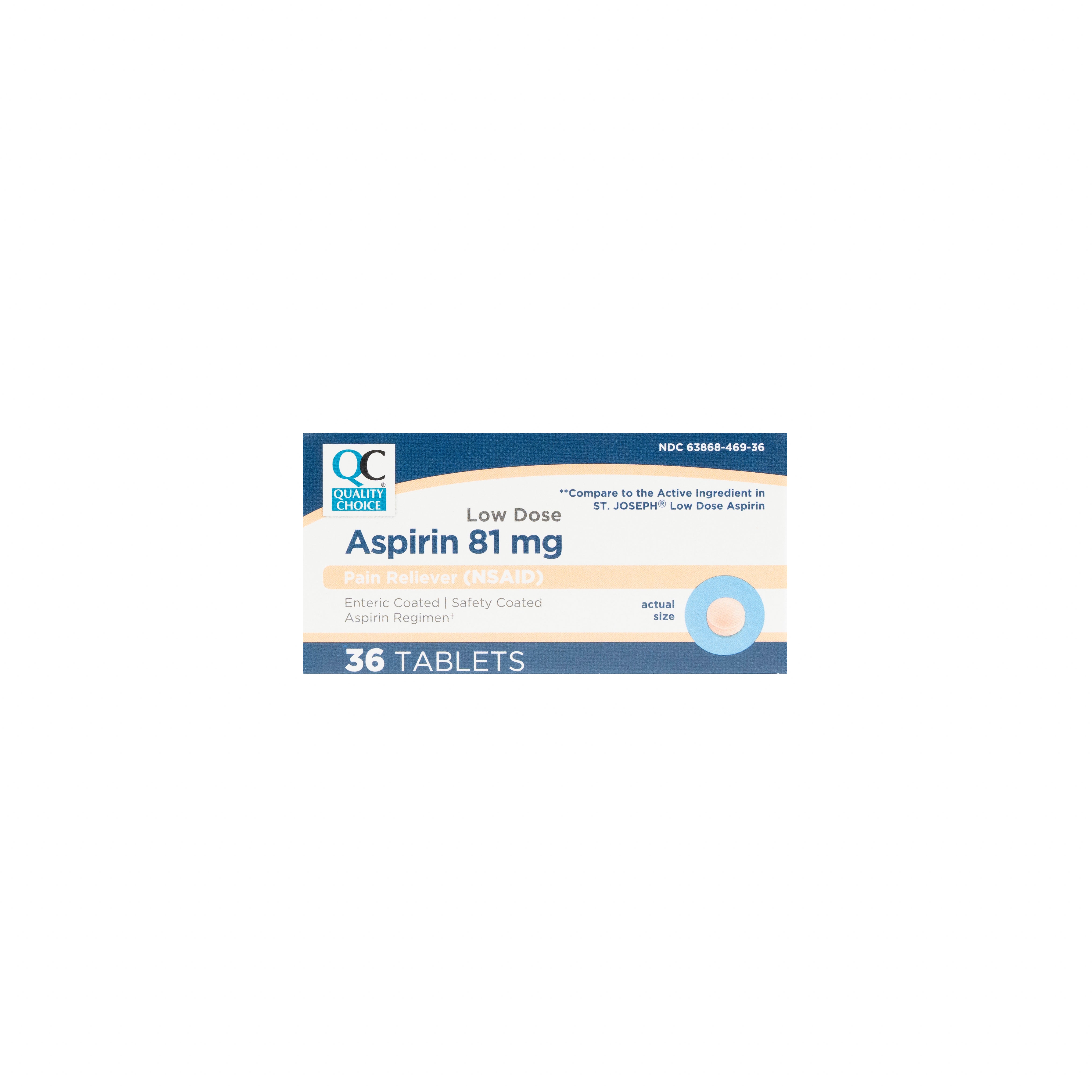 Aspirin EC 81 mg Tabs
