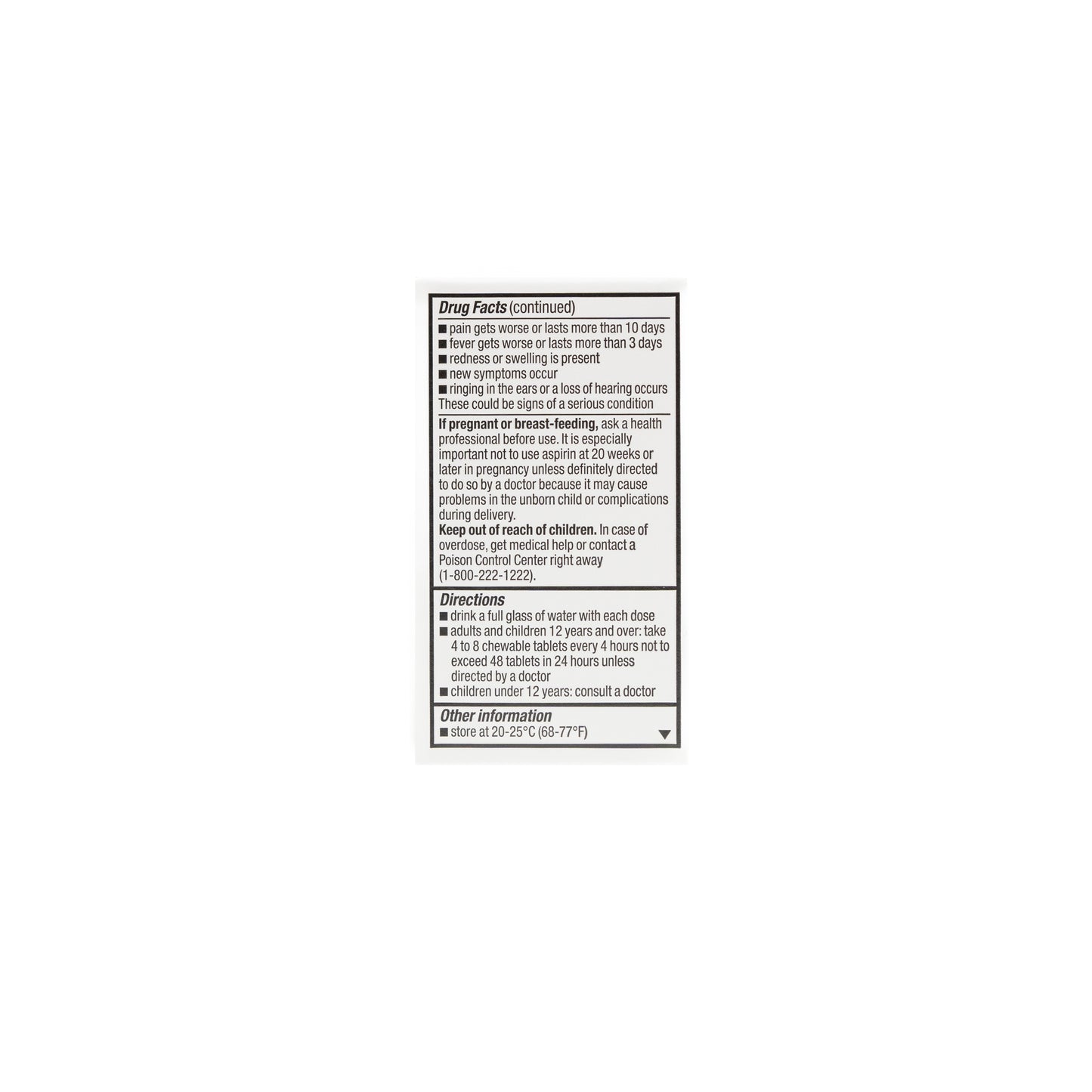 Aspirin Low Dose 81 mg Chewable Cherry