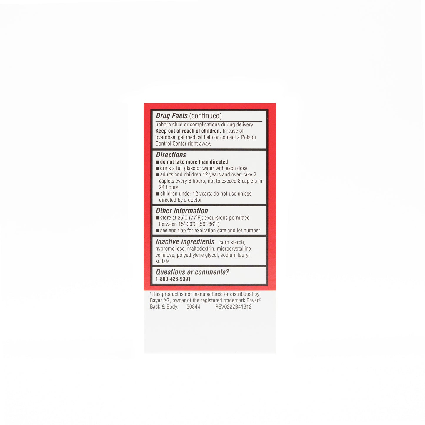 Back & Body  (Aspirin- Caffeine) 500-32.5 mg Caplets