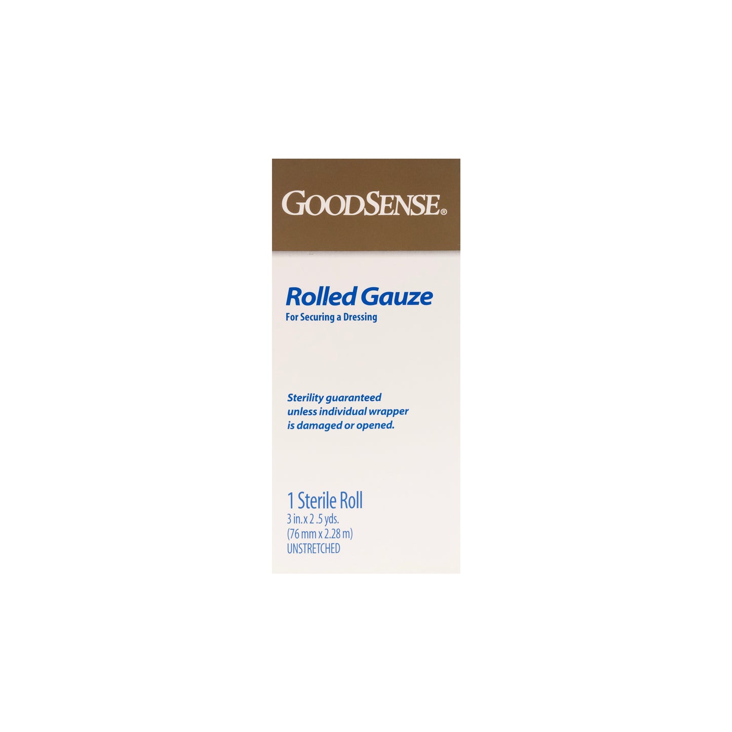 Rolled Bandage Gauze 3 X 2.5 Yd