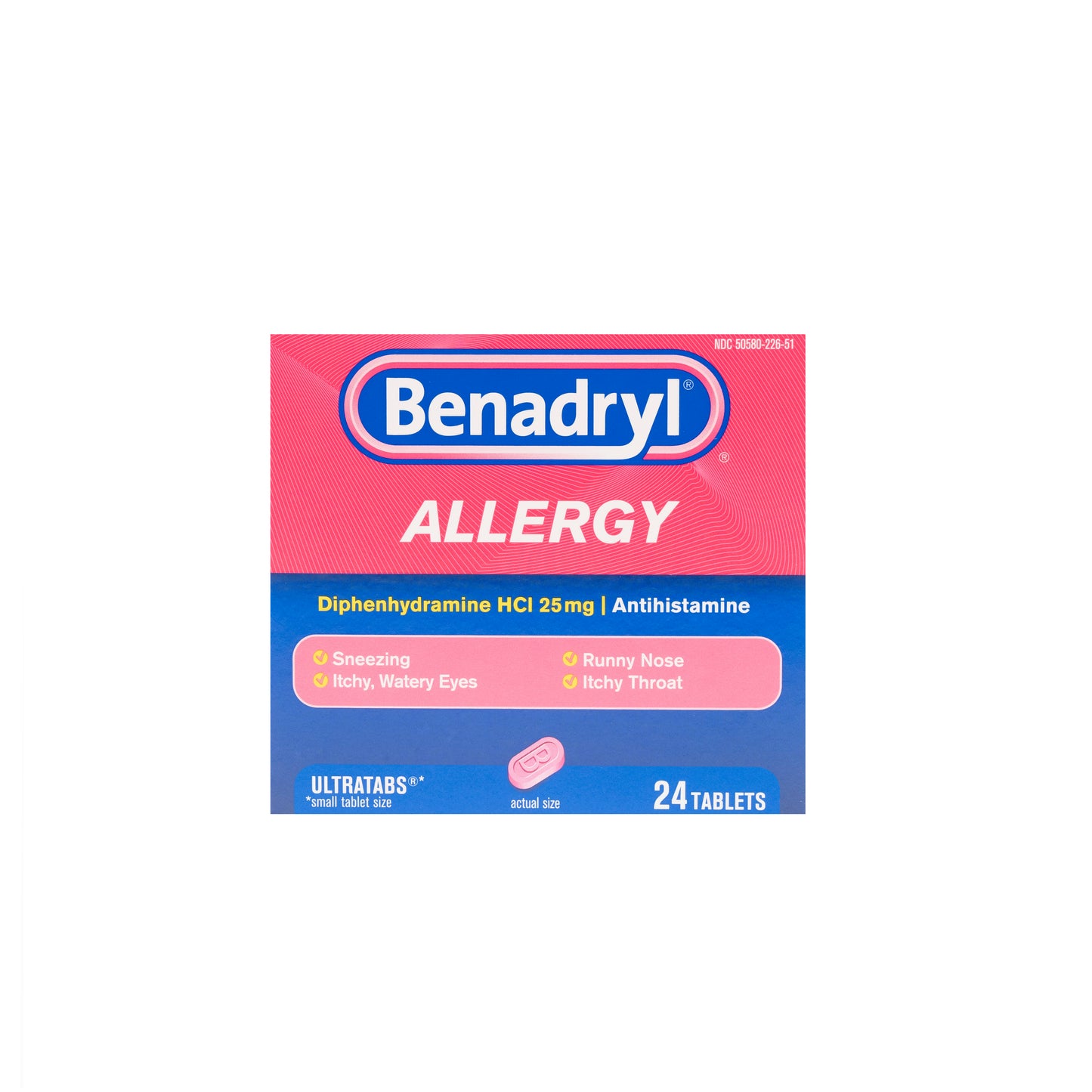 Benadryl Allergy (Diphenhydramine) 25 mg Caps