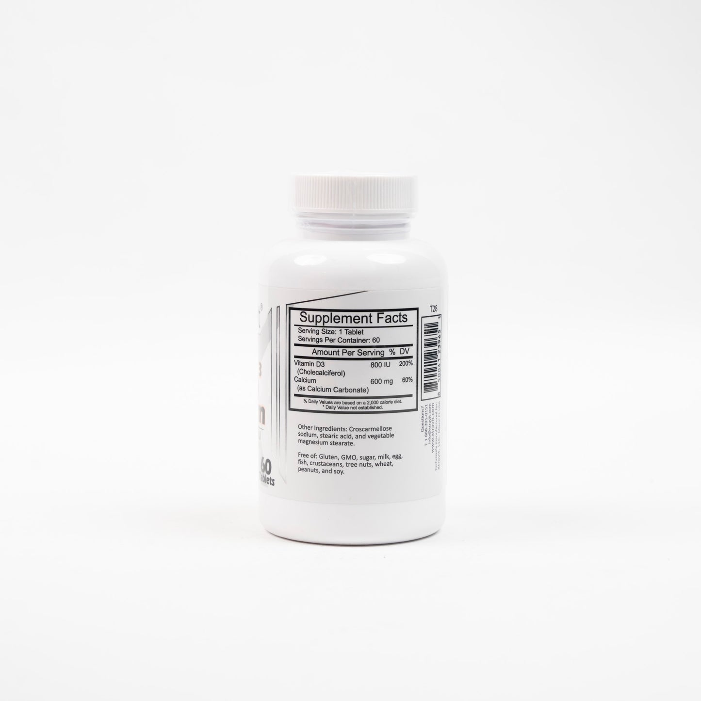 Calcium 600 + D3 Tabs 600 mg-800 IU