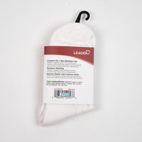 Diabetic Sock Ankle White -Medium