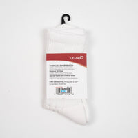 Diabetic Sock Crew White -Medium