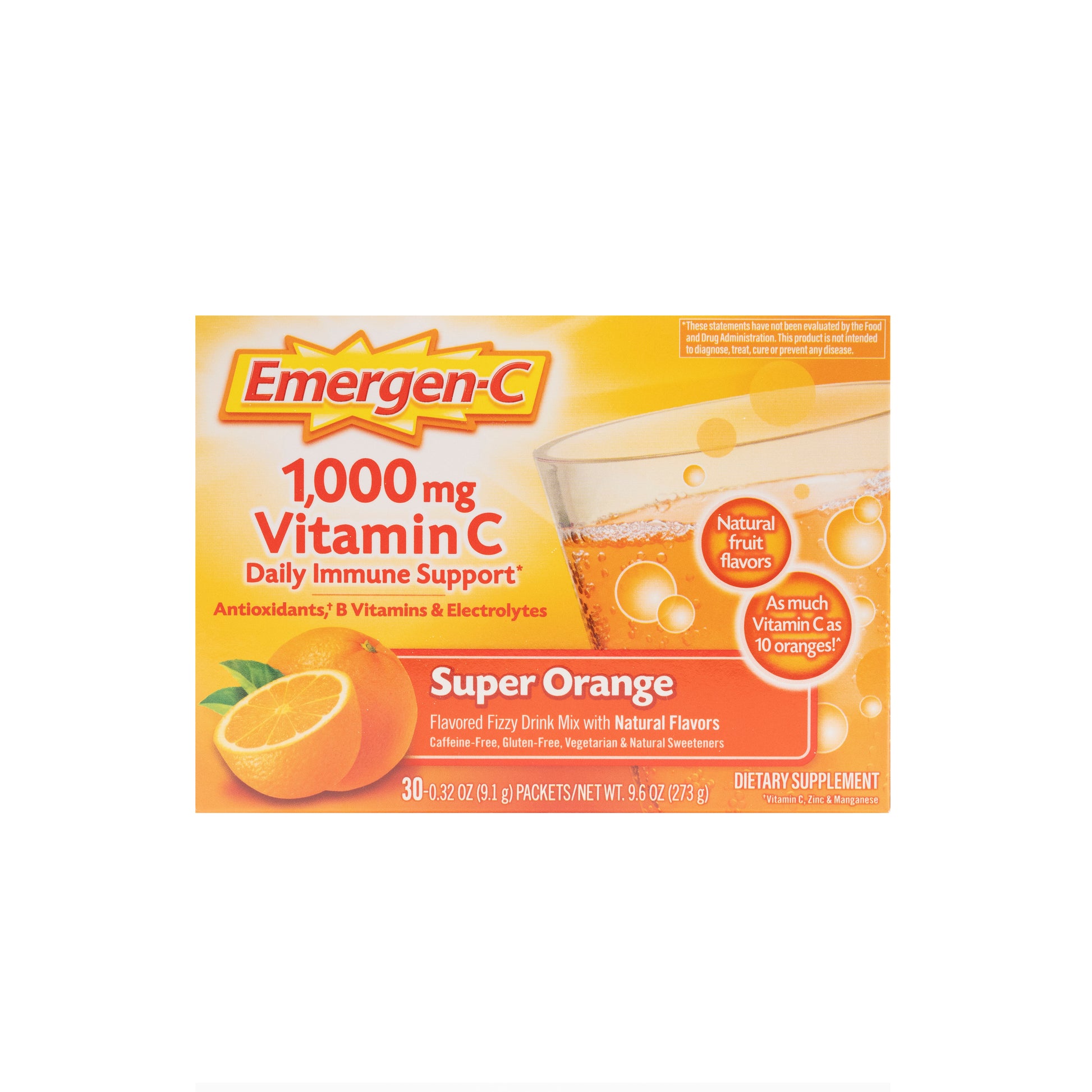 Emergen-C 1,000 mg Vit C Orange Pack
