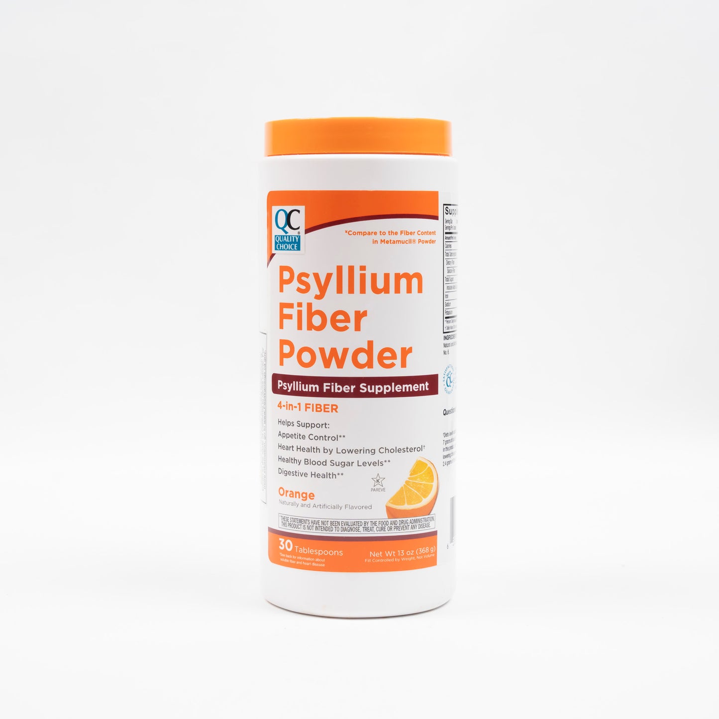 Fiber Laxative Oranges Smooth Texture 