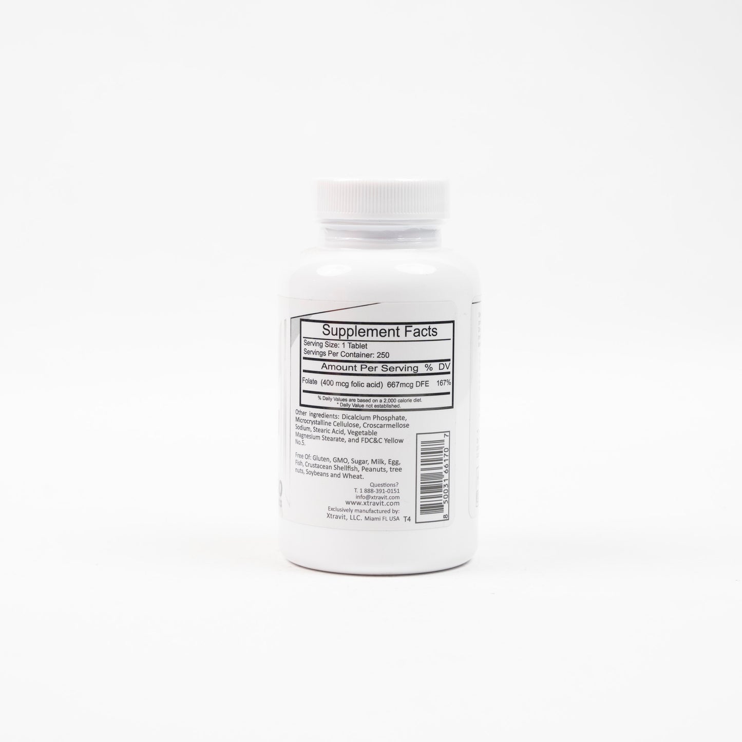 Folic Acid 400 Mcg Tabs