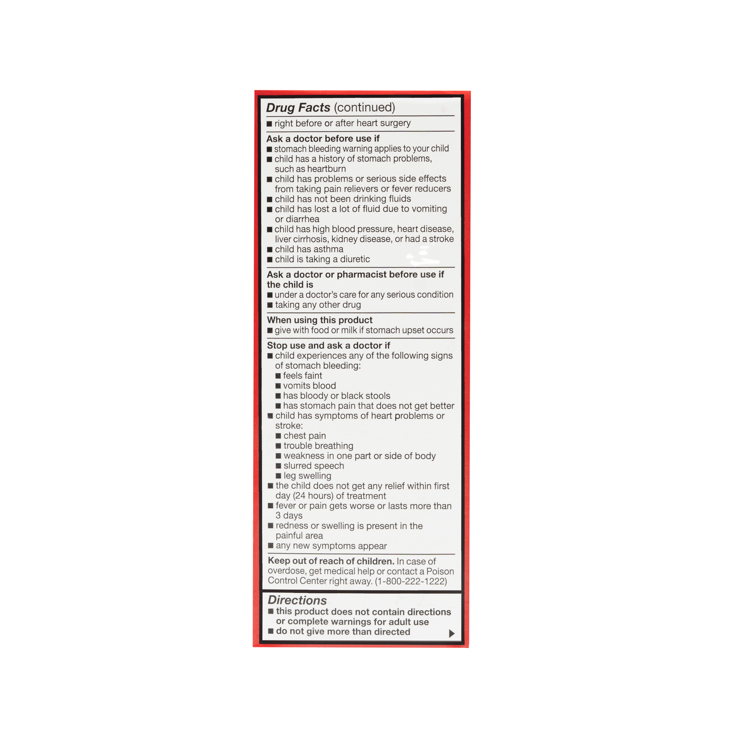 Ibuprofen 100 mg/5 ML Oral Suspension