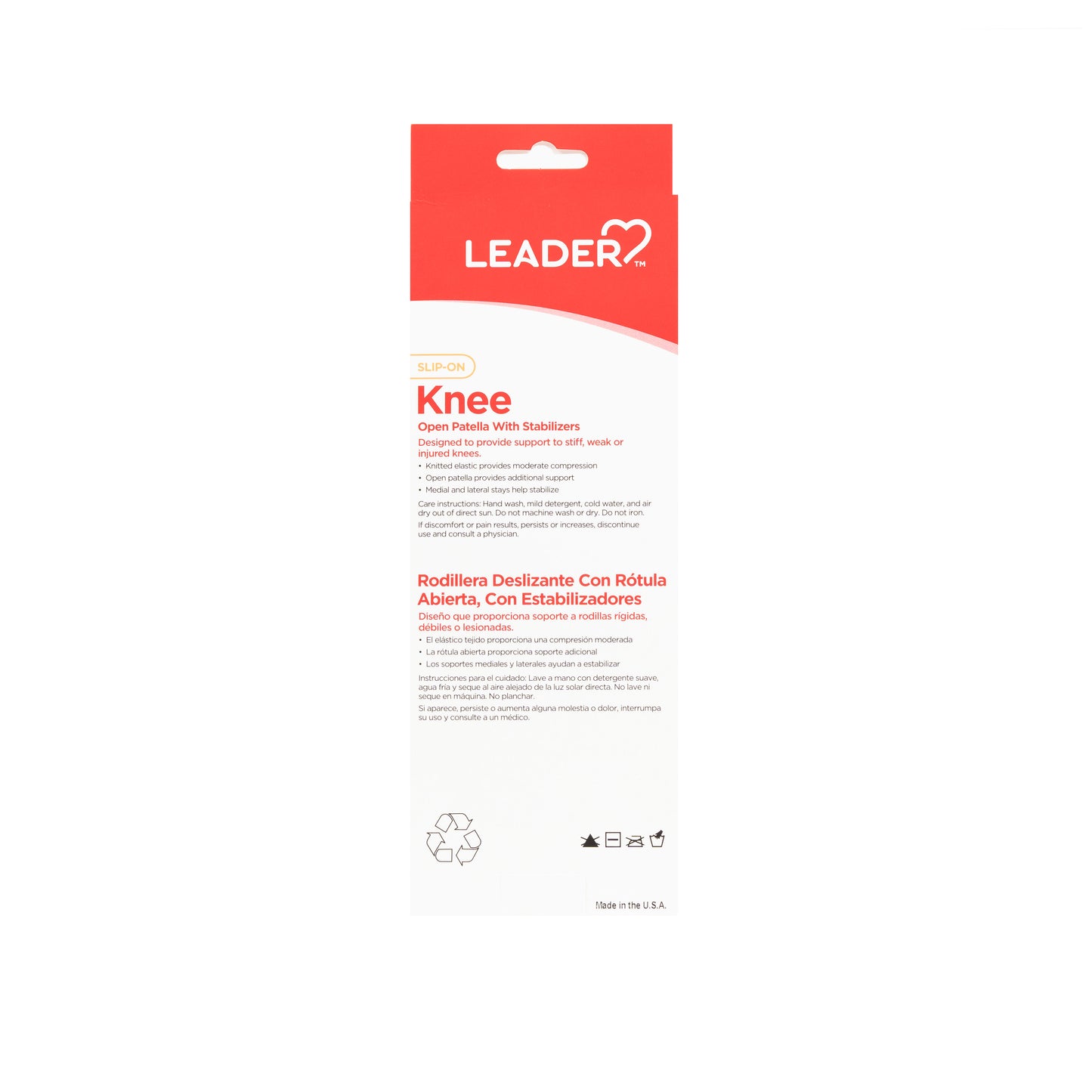 Knee Elastic W/Stays Medium
