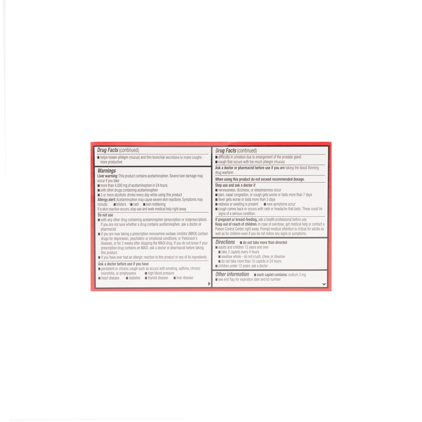 Mucus Relief DM (Guaifenesin -Dextromethorphan) 400-20 mg Tabs