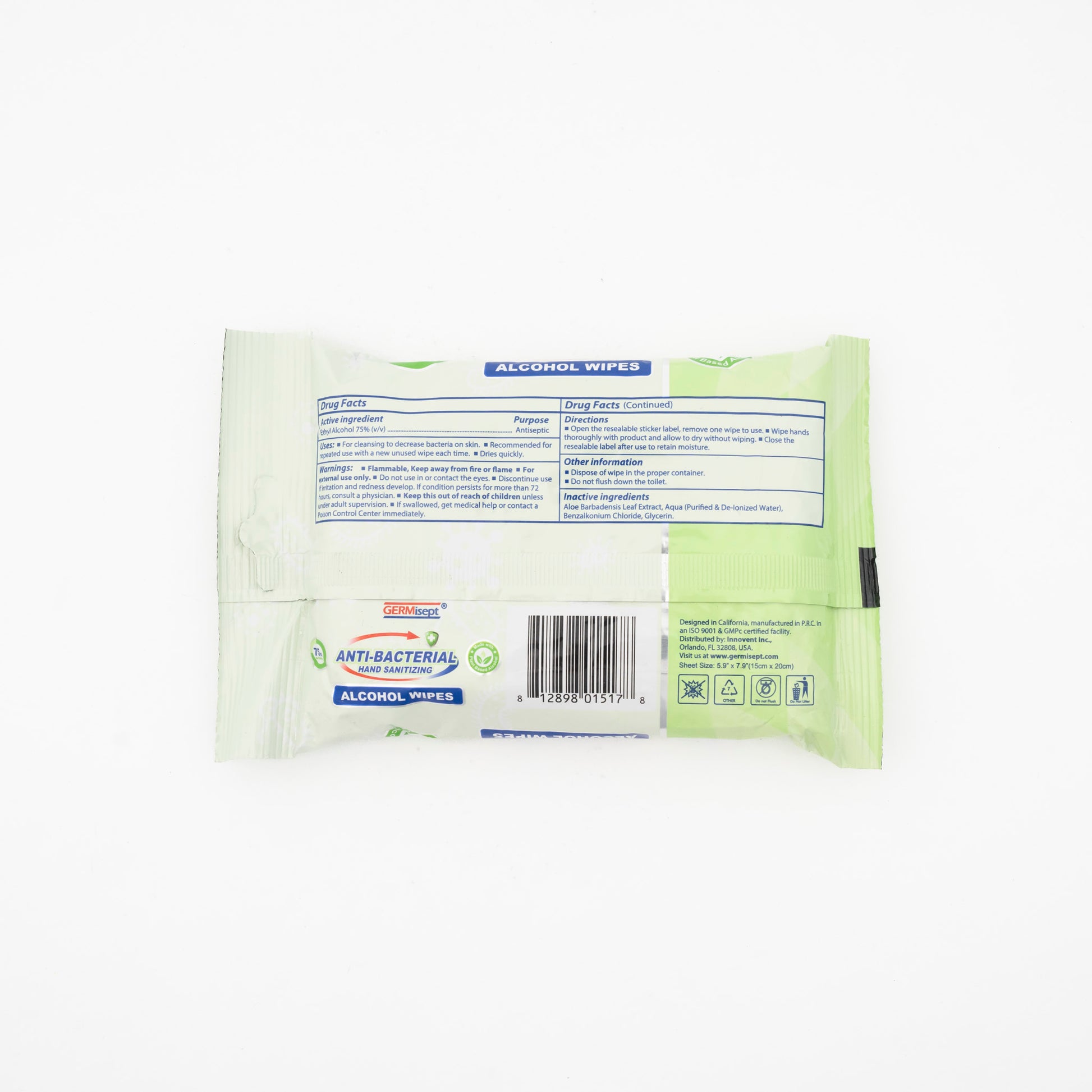 Multi purpose alcohol wipes - Farmacia Med Care