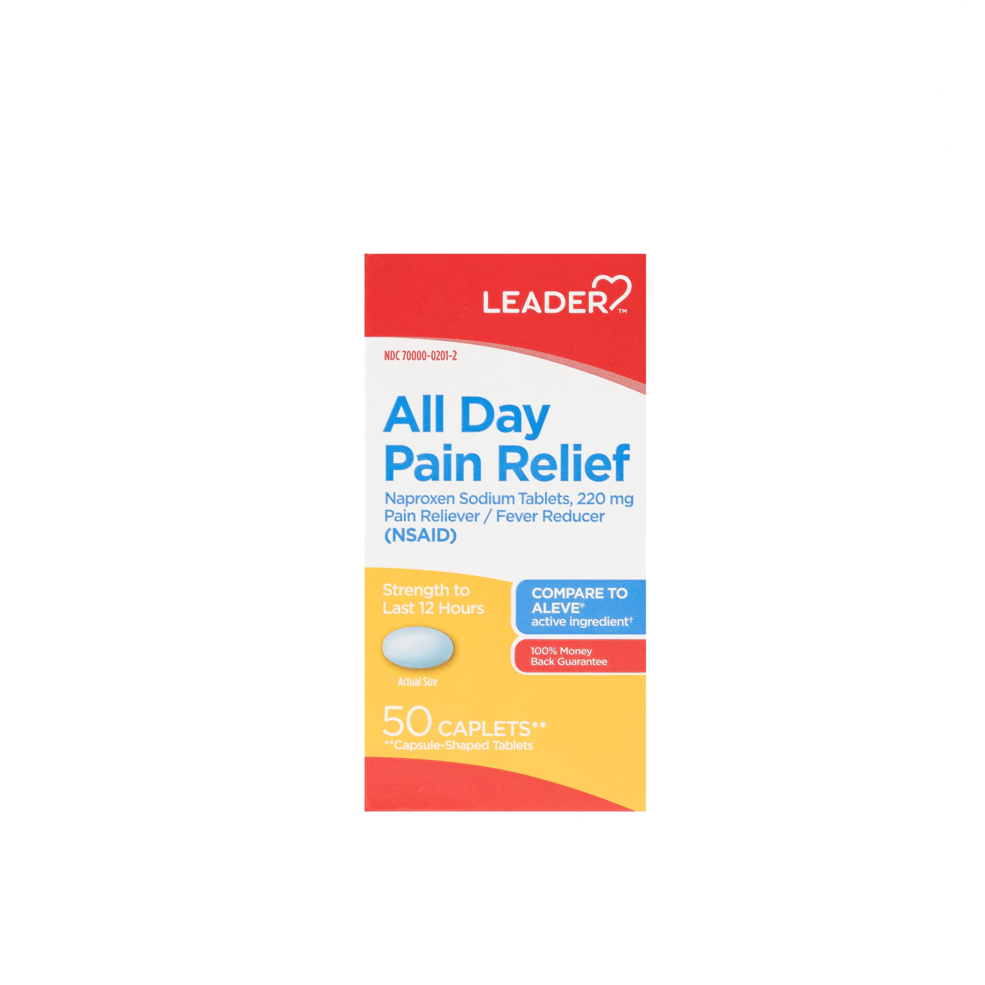 Naproxen 220 mg All Day Pain Relief Caplets 