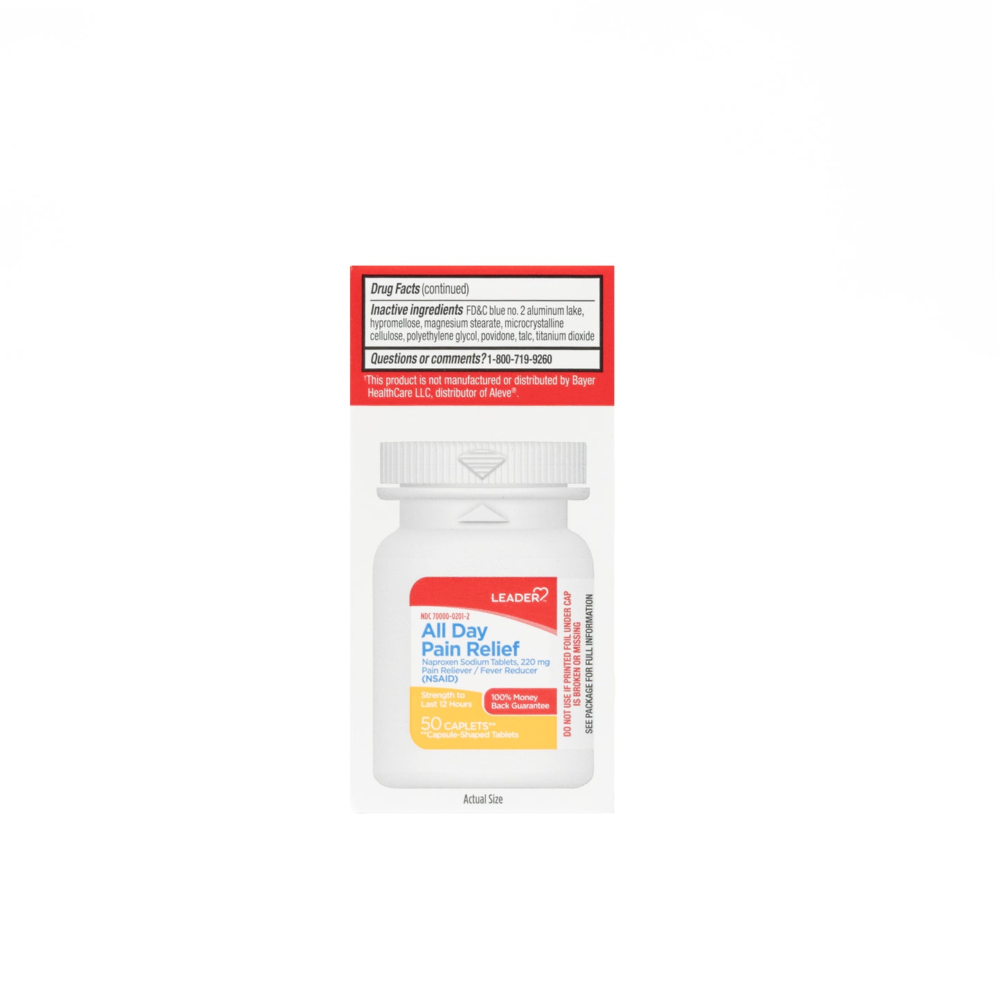 Naproxen 220 mg All Day Pain Relief Caplets