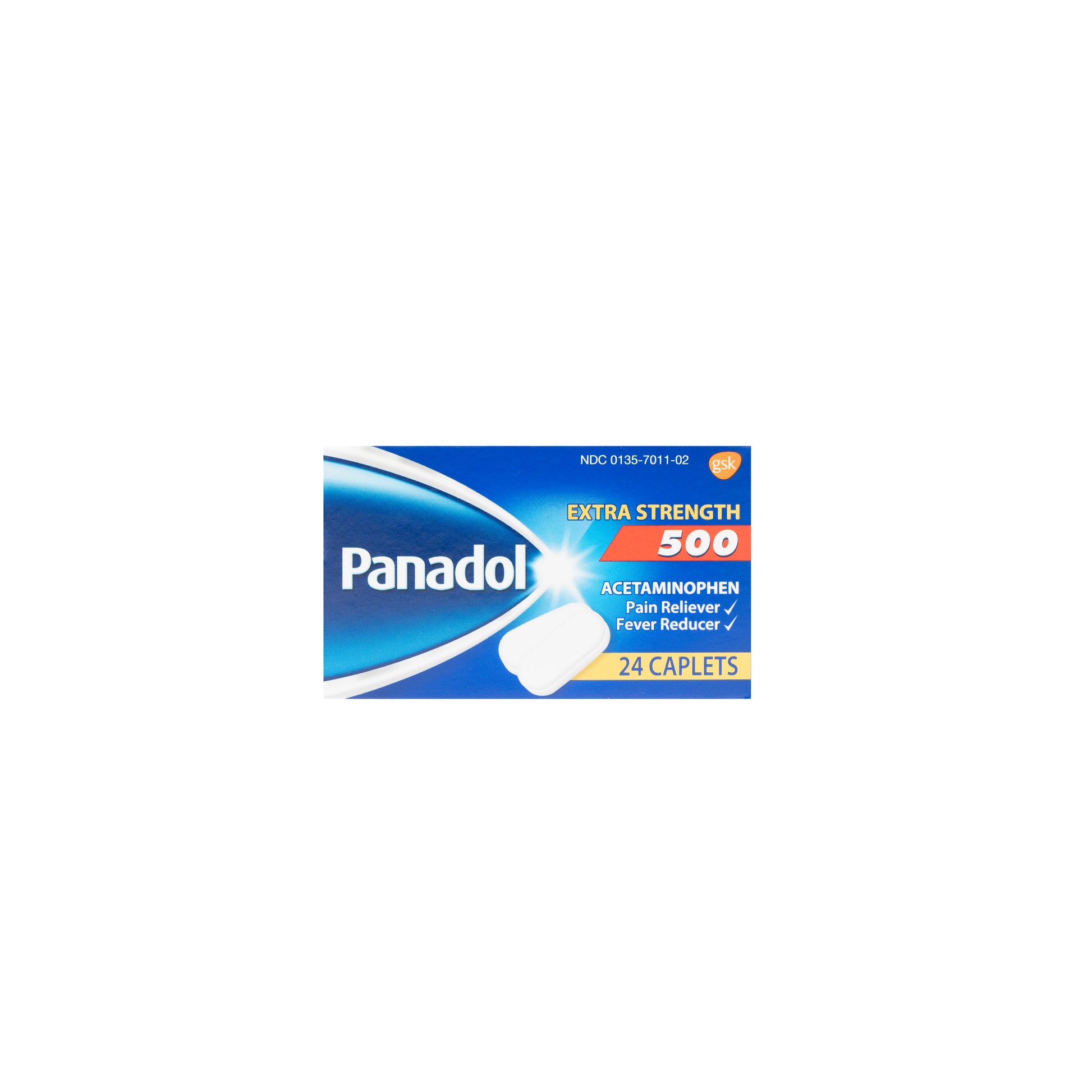 Panadol (Acetaminophen) 500 mg Caplets