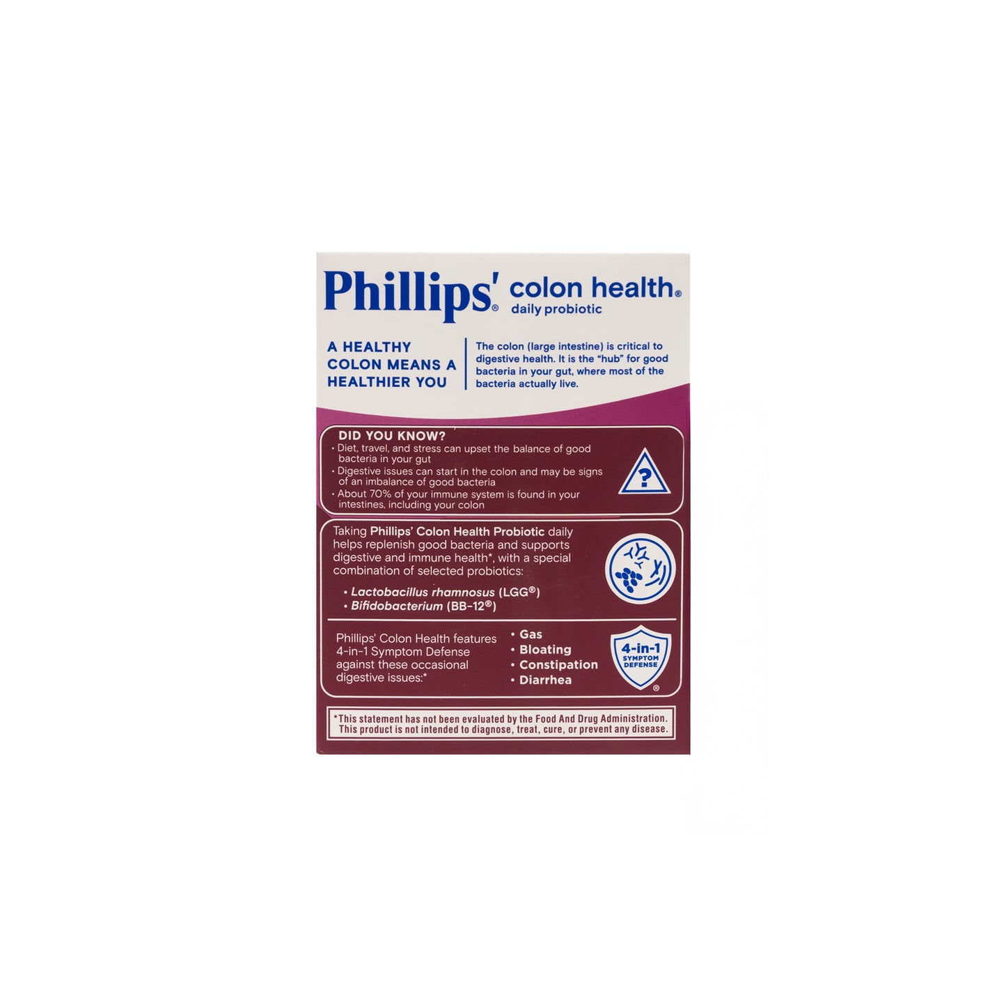 Phillips Colon Health Daily Probiotics Caplets