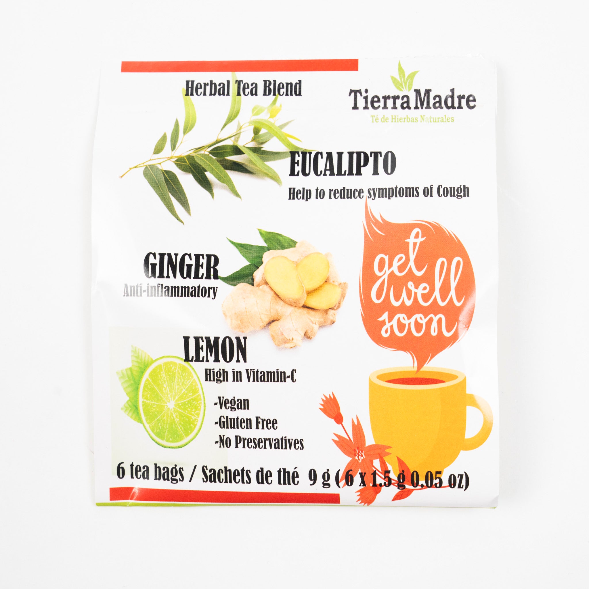 Tu Tierra Madre Eucalipto, Jengibre, Limon
