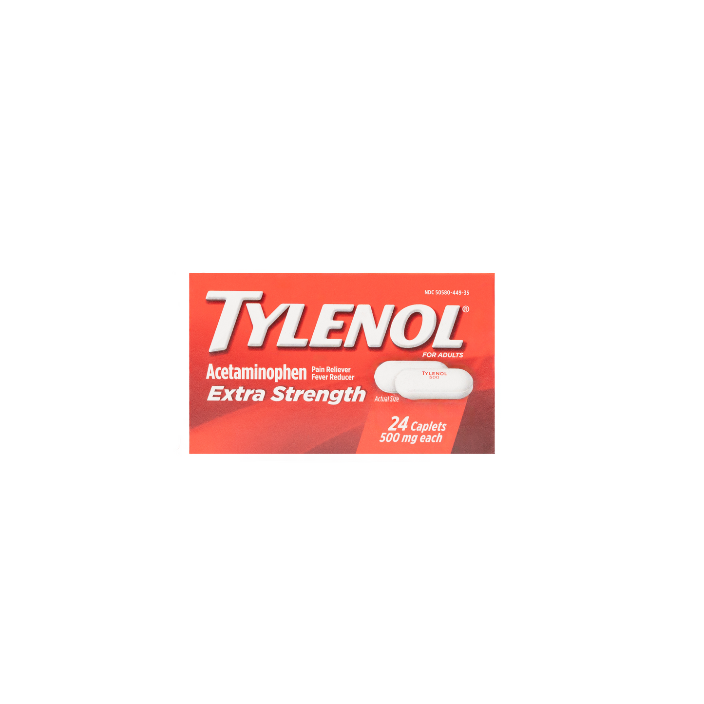 Tylenol Extra Strength (Acetaminophen)  500 mg Tabs 