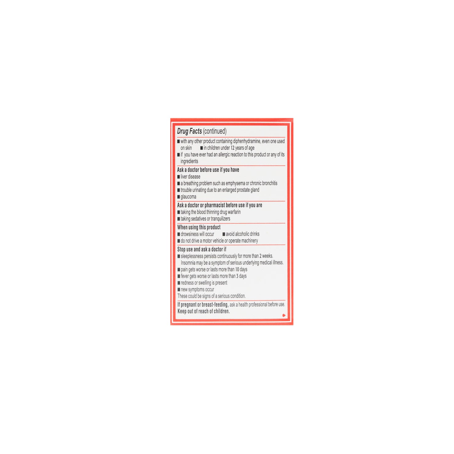 Tylenol PM 25-500 mg Caplets