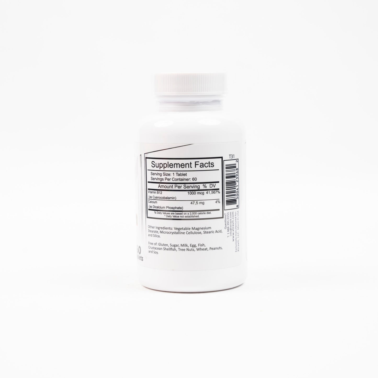 Vit B-12 (Cyanocobalamin) 1,000 Mcg Tabs
