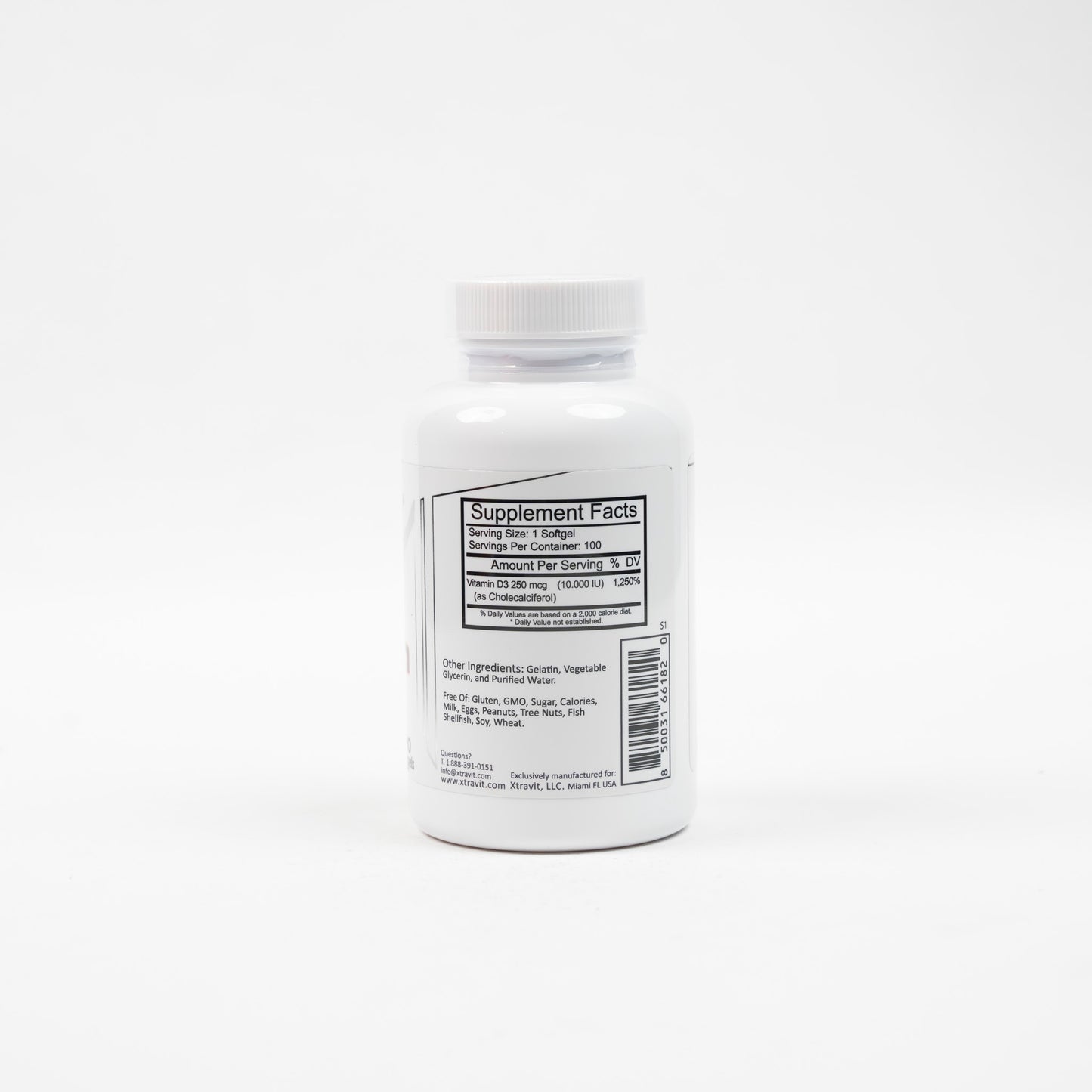 Vit D3 Softgels  90 mg-10,000 IU