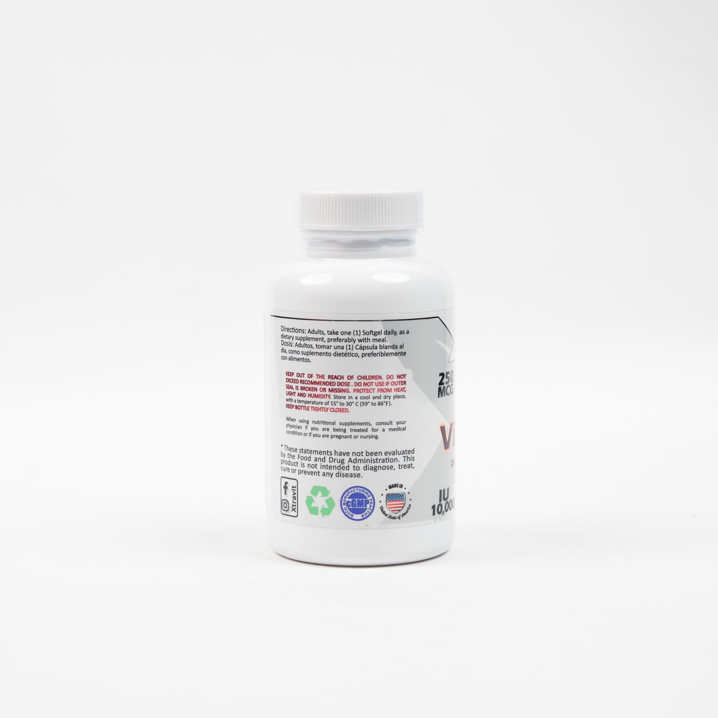 Vit D3 Softgels  90 mg-10,000 IU