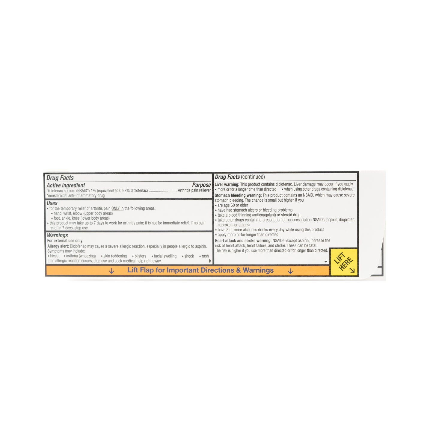 Voltaren Topical Gel 1%