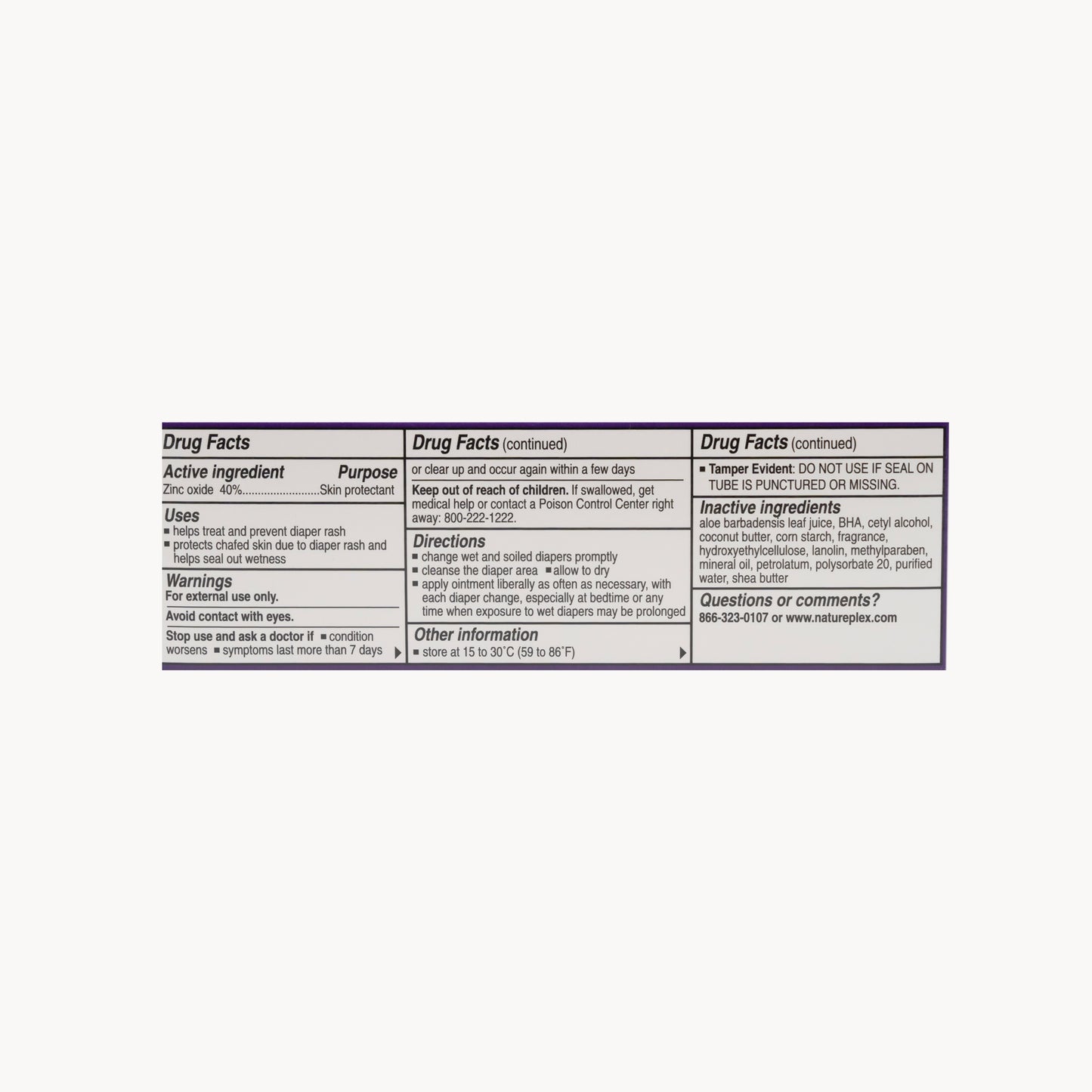 Zinc Oxide 40 % Maximum Strength Diaper Rash Ointment