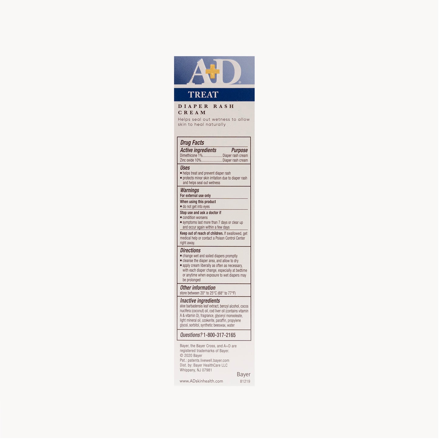 Zinc Oxide Diaper Rash Cream